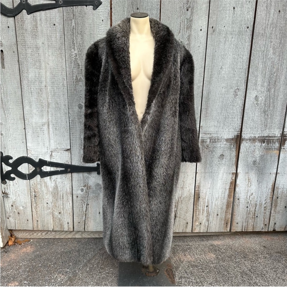 Vintage 1970s Faux Fur Coat